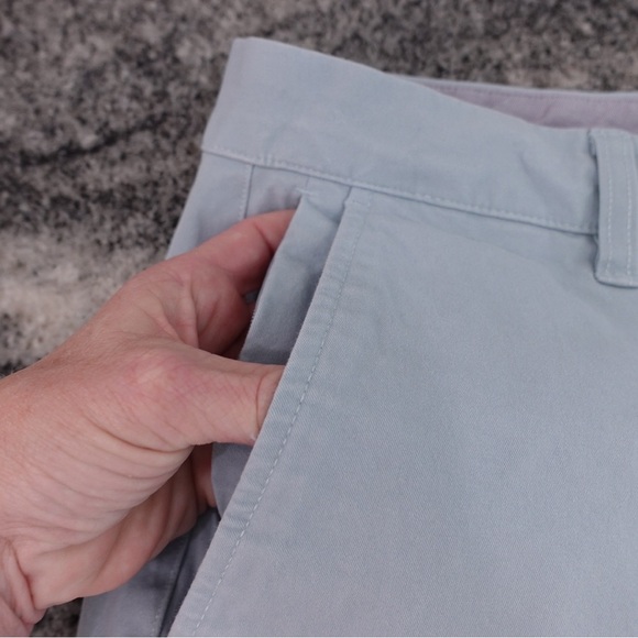 Bonobos The Chino Short Light Blue Flat Front Sz 34 Pockets Preppy Coastal - Picture 4 of 12
